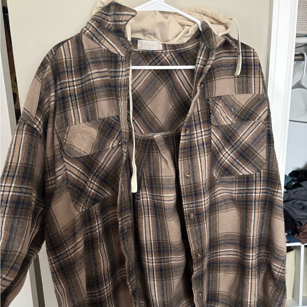 Altard State Hooded Flannel